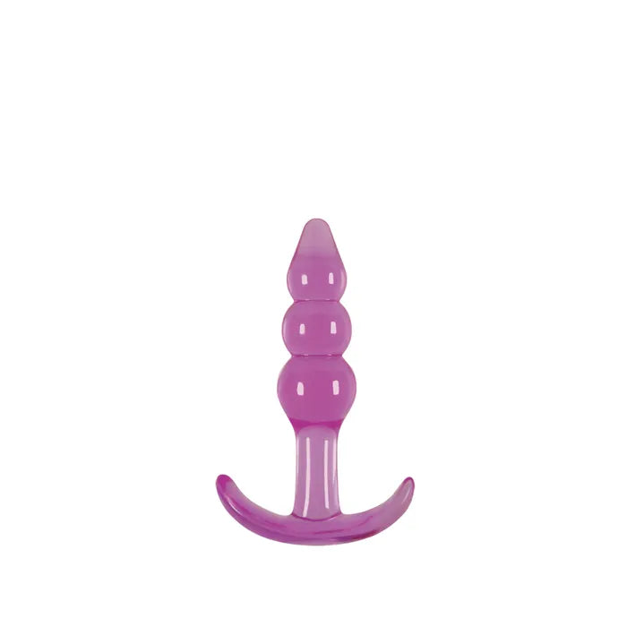 NS Novelties | Jelly Rancher Ripple T-Plug - Purple 10.9cm (4.3") Butt Plug