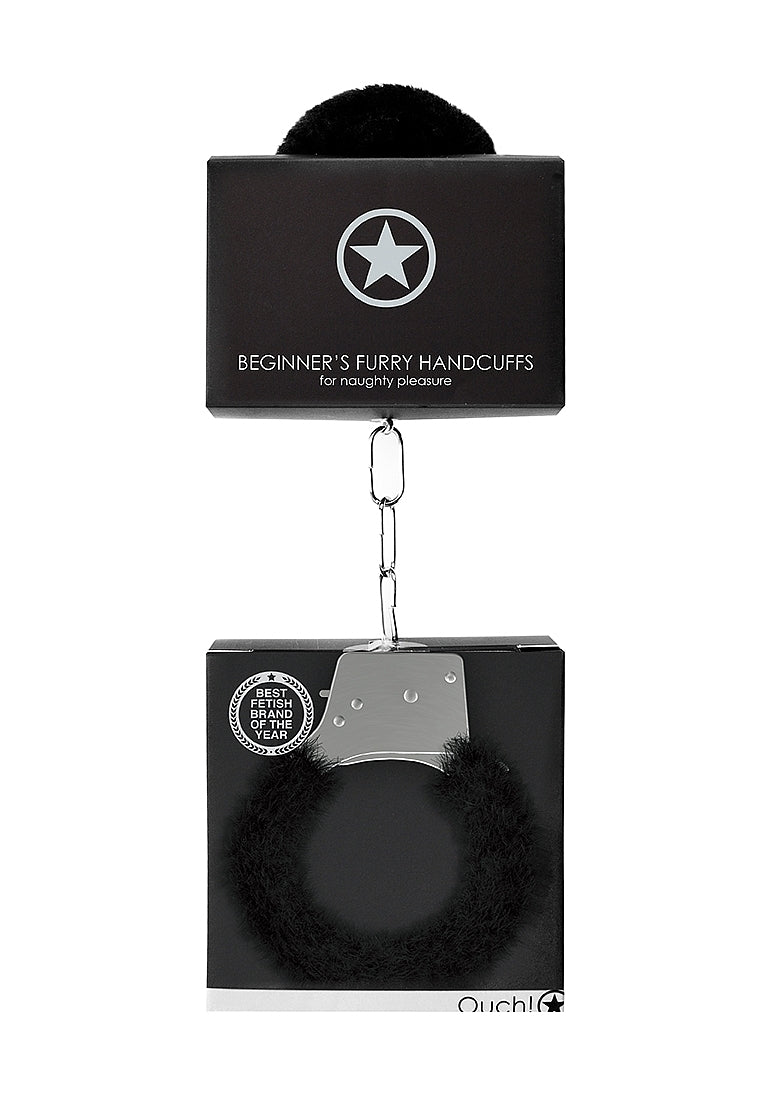 Shots Toys | OUCH! Beginners Handcuffs Furry - Black