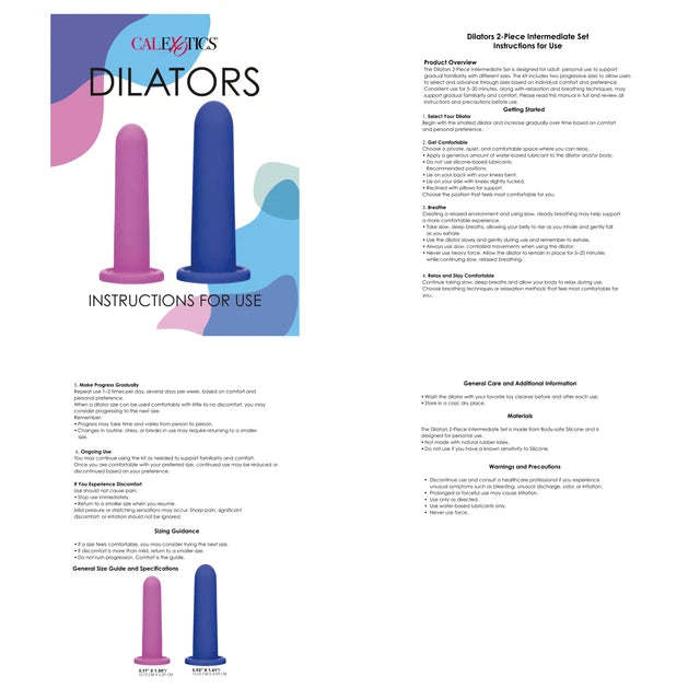 Calexotics Dilators 2-Piece Intermediate Set