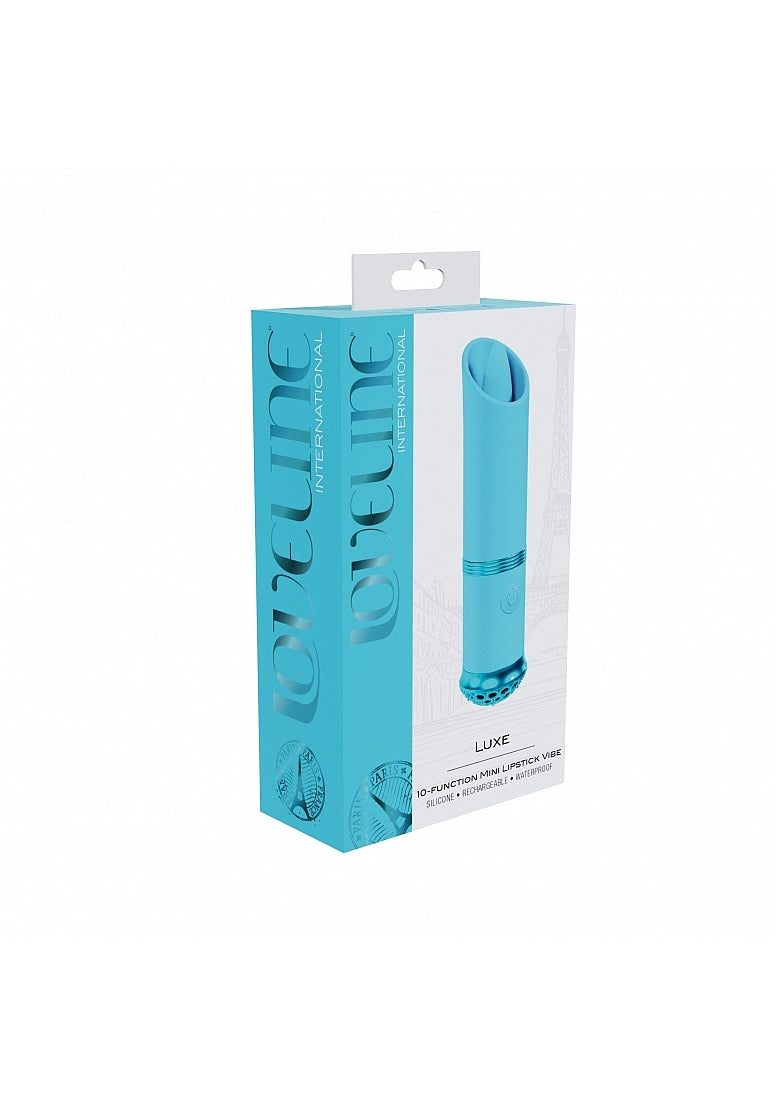 Shots Toys | LOVELINE Luxe - Mini Lipstick Vibe Vibrator - Blue