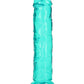 Shots Toys | REALROCK Crystal Clear 11" Straight Dildo No Balls - Turquoise