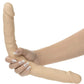 CalExotics Silicone Studs® Bend and Hold Dual Dong 16”/40.75 cm - Ivory