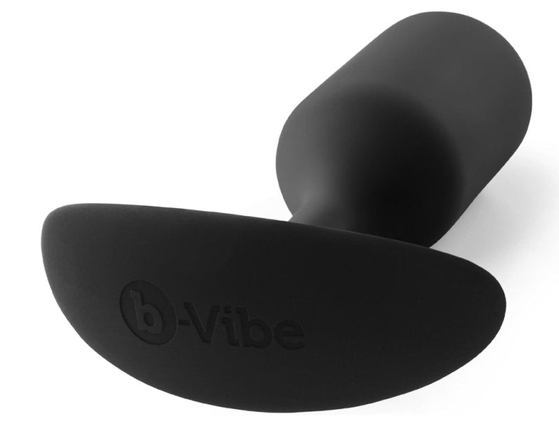 COTR | B-Vibe Snug Plug 3 Black - Weighted Silicone Butt Plug
