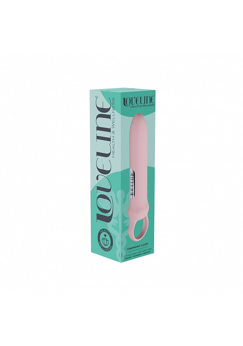 Shots Toys | LOVELINE Harmony Loop Grip - Bullet Massager Vibrator - Pink