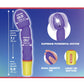 Excellent Power | Bold Around 7" Vibrator With Varicolored Control (Purple)