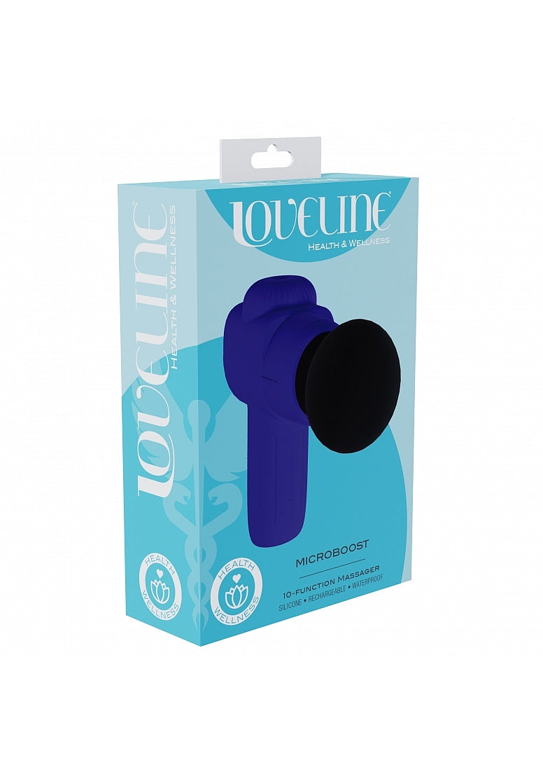 Shots Toys | LOVELINE MicroBoost Massager - Mini Massage Gun - Purple