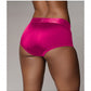 Shots Toys | OUCH! Vibrating Strap-on Boxer - Pink - Size M/L