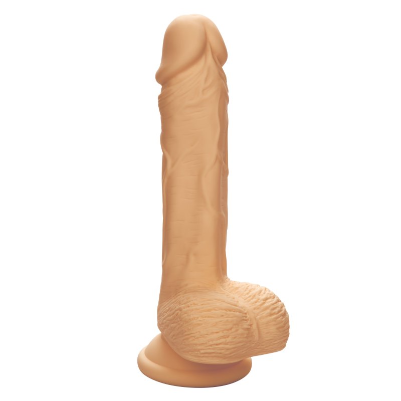 CalExotics Dual Density Silicone Studs Dildo 5”/12.75 cm - Ivory