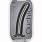 Shots Toys | OUCH! Smooth G-Spot Dildo - 7" / 17 cm - Gun Metal