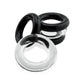 Hunkyjunk Jacker 5-stack Five-pack Tube Super-strong Cockrings Clear/Black