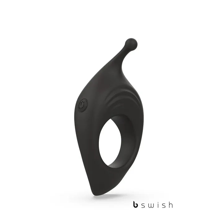 B Swish Bswish BCharmed Rhythm Infinite Deluxe Vibrating Cock Ring Black