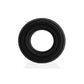 Hunkyjunk Roto Grooved Gripper-ribbed Cockring Black Fog