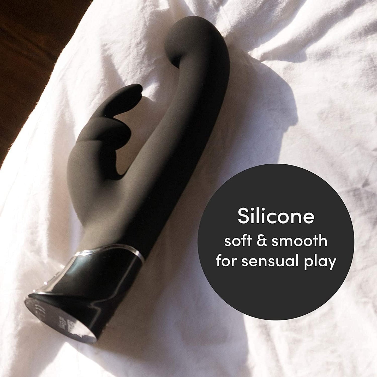 Fifty Shades of Grey Greedy Girl Rechargeable G-Spot Rabbit Vibrator Black