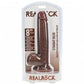Shots Toys | REALROCK Straight Realistic Dildo with Balls - Brown 20.5cm (8") Dong
