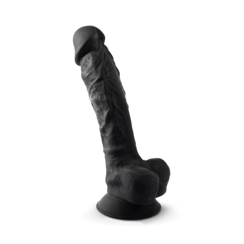 Adrien Lastic Silexd 9" Model 1 Realistic Silicone Dildo - Black