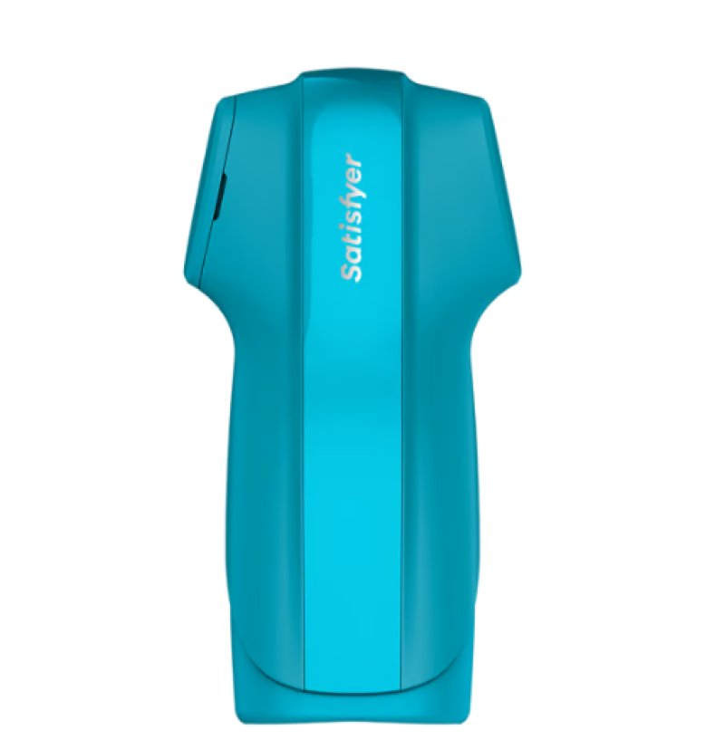 Satisfyer Men Vibration Battery Series - Vibrating Masturbator - Blue