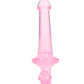 Shots Toys | REALROCK Crystal Clear 6" Strapless Strap On - Pink