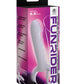 Excellent Power | Fun Rider Dual Ornament Vibrating Butt Plug with Scrotum Stimulator White