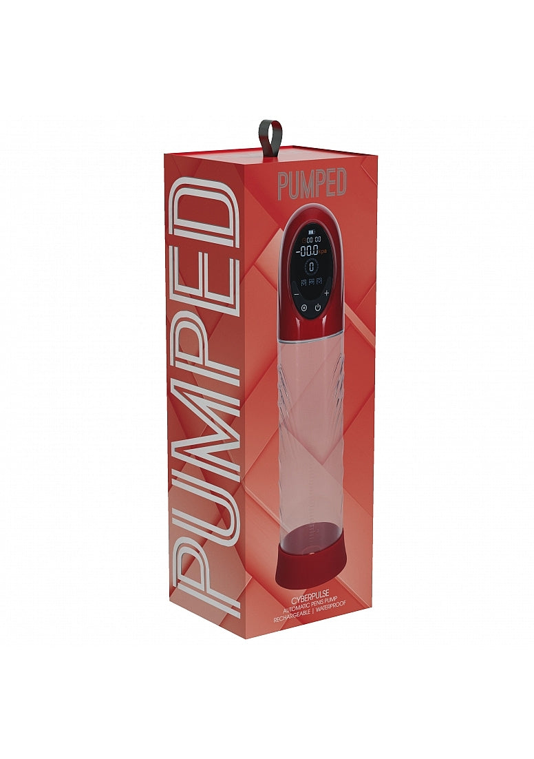 Shots Toys | PUMPED CyberPulse Automatic Penis Pump - Metallic Red Auto Penis Pump