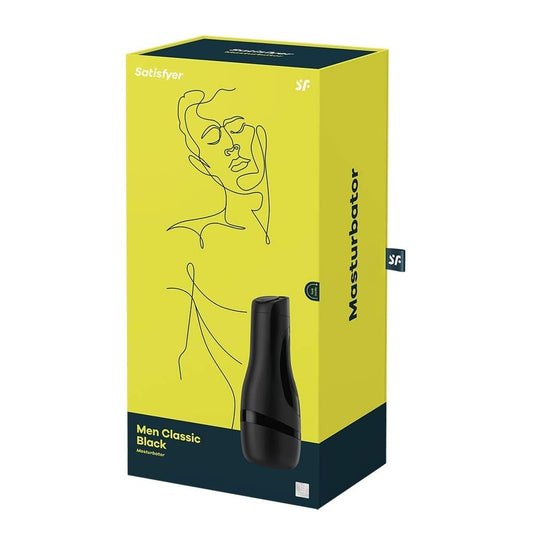 Satisfyer Men Classic Black Premium Male Masturbator