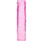 Shots Toys | REALROCK Crystal Clear 10" Straight Dildo No Balls - Pink