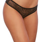 Dreamgirl Ruffle Back Crotchless Panty Black/Pink/Red Size S/M/L