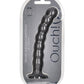 Shots Toys | OUCH! Beaded G-Spot Dildo - 8" / 20.5 cm - Gun Metal