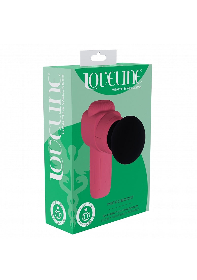 Shots Toys | LOVELINE MicroBoost Massager - Mini Massage Gun - Pink