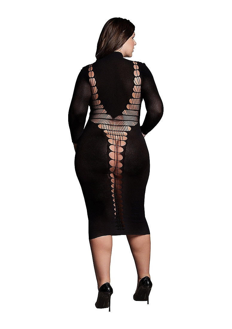 Le Desir Shade - Shade - Carme XI - Dress with Turtleneck Black Size OSX
