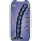 Shots Toys | OUCH! Beaded G-Spot Dildo - 8" / 20.5 cm - Metallic Blue