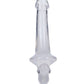 Shots Toys | REALROCK Crystal Clear 6" Strapless Strap On - Translucent