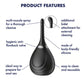 Satisfyer Clean & Play 2-in-1 Anal Douche - Black