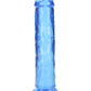 Shots Toys | REALROCK Crystal Clear 11" Straight Dildo No Balls - Blue