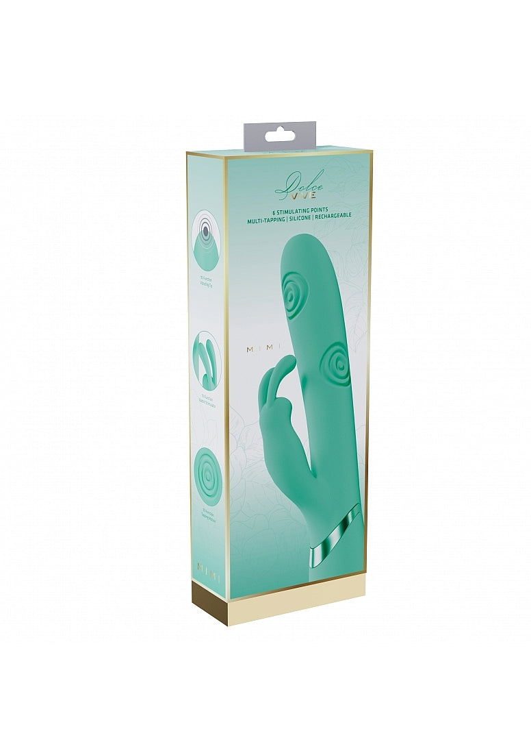 Shots Toys | VIVE Mimi Triple Motor G-Spot Tapping Rabbit Vibrator Green