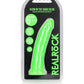 Shots Toys | REALROCK 15.5cm Slim Glow in the Dark Neon - Green (6") Dildo Dong