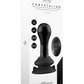 Shots Toys | Globy - Glass Vibrator With Suction Cup and Remote - Black