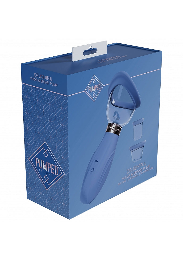 Shots Toys | PUMPED Delightful Auto Ladies Pump - Blue