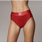 Shots Toys | OUCH! Vibrating Strap-on Thong with Removable Butt Straps - Red - Size XS/S