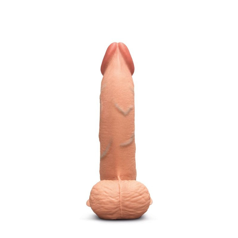 COTR | B-Vibe Slipskin Realistic Silicone Dildo - 8" Girthy Mocha
