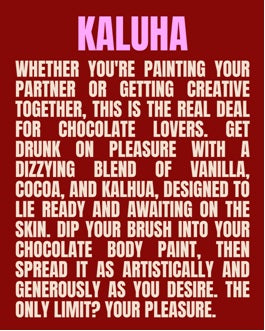 Valentino's Kahlua Chocolate Edible Body Paint 185g - Made in Australia