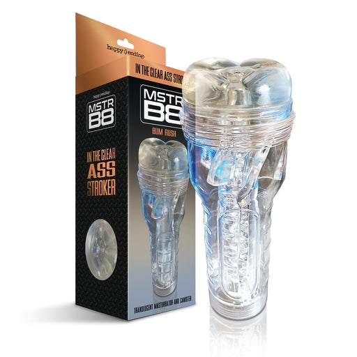 Global Novelties | Happy Ending MSTR B8 In the Clear Anal Stroker, Bum Rush Canister