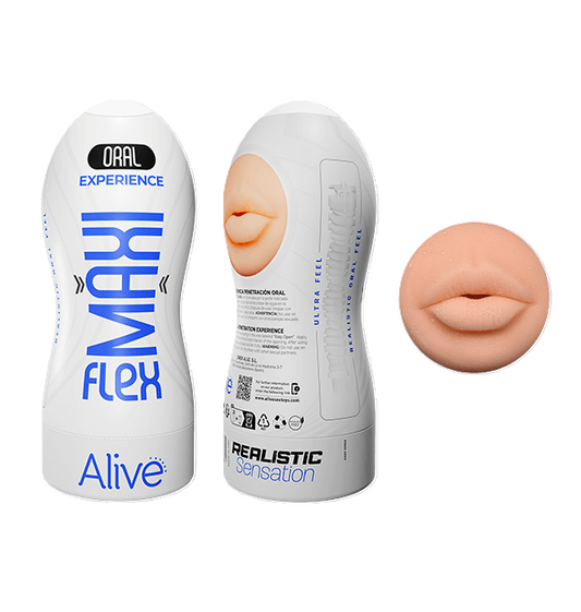 Adrien Lastic Alive Oral Maxi Flex Flesh Masturbator Size L