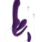 Playboy Pleasure HUG IT OUT Strapless Strap-On Triple Vibrator w Remote
