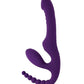 Playboy Pleasure HUG IT OUT Strapless Strap-On Triple Vibrator w Remote