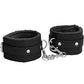 Shots Toys | OUCH! Plush Leather Ankle Cuffs Black