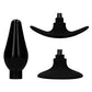 Shots Toys | OUCH! Interchangeable Butt Plug Set - Pointed Medium Black