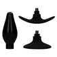 Shots Toys | OUCH! Interchangeable Butt Plug Set - Rounded Large Black