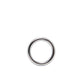 Love In Leather Stainless Steel Cock Ring - 3 Pack - MULTIPLE SIZES