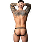 Male Power Snap Off Jock Black Size S/M or L/XL