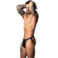 Male Power Snap Off Jock Black Size S/M or L/XL